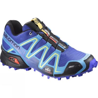 Zapatillas Running Salomon Speedcross 3 CS Mujer Azules - Chile QSY679208